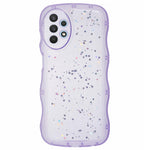 JTW Series for Samsung Galaxy A33 5G TPU Case Wavy Edge Glitter Stars Back Phone Cover