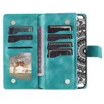 For Xiaomi Redmi Note 13 5G Case Mandala Imprinted Design Leather Wallet Phone Cover with Strap