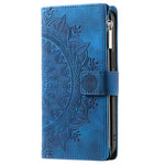 For Xiaomi Redmi Note 13 Pro 4G / Poco M6 Pro 4G Case Zipper Leather Mandala Flower Wallet Phone Cover
