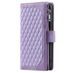 For Xiaomi Redmi Note 13 Pro+ 5G Case Zipper Pocket Flip Leather Phone Cover with Wrist Strap