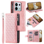 For Xiaomi Redmi Note 13 Pro 5G / Poco X6 5G Case Zipper Leather Phone Cover with Wallet