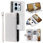 For Xiaomi Redmi Note 13 Pro 5G / Poco X6 5G Case Zipper Leather Phone Cover with Wallet