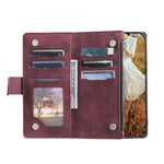 For Xiaomi Redmi Note 13 5G Zipper Pocket Phone Case PU Leather Wallet Phone Cover