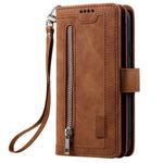 For Xiaomi Redmi Note 13 5G Cover 9 Retro Card Slots Wallet PU Leather Stand Phone Case