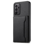 For Samsung Galaxy A23 4G / A23 5G (Global Version) Case Calf Texture Kickstand Smart Phone Cover