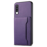 For Samsung Galaxy A70 Case Card Slots TPU+PC+PU Kickstand Phone Cover