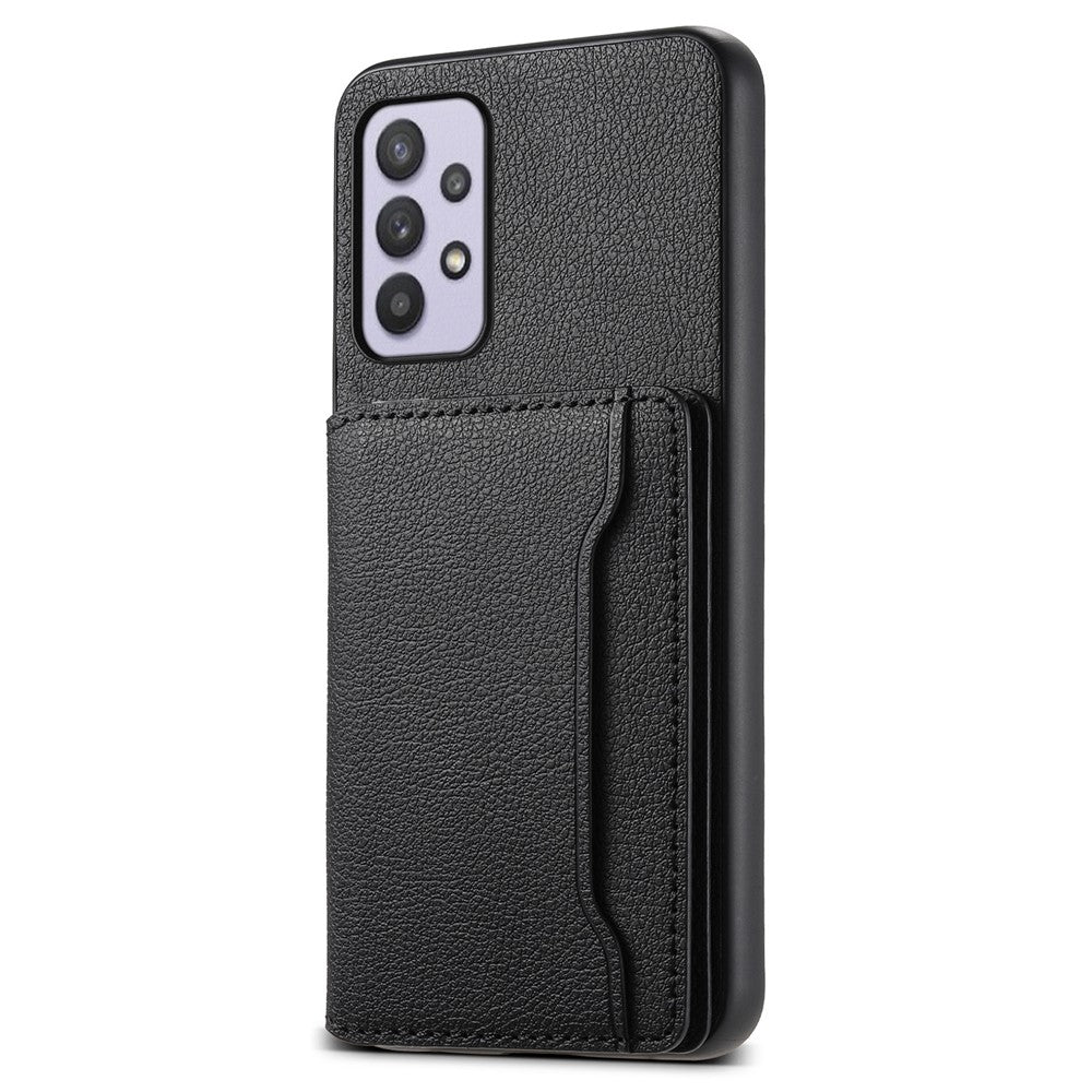 Til Samsung Galaxy A32 5G Cover 5 Kortlommer Stander Stødsikkert Telefoncover