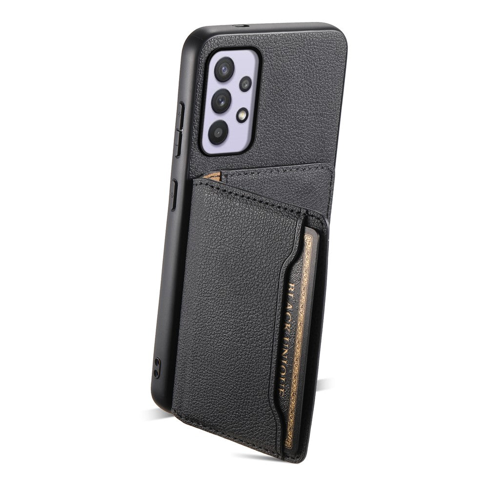 Til Samsung Galaxy A32 5G Cover 5 Kortlommer Stander Stødsikkert Telefoncover