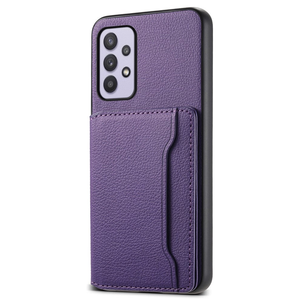 Til Samsung Galaxy A32 5G Cover 5 Kortlommer Stander Stødsikkert Telefoncover