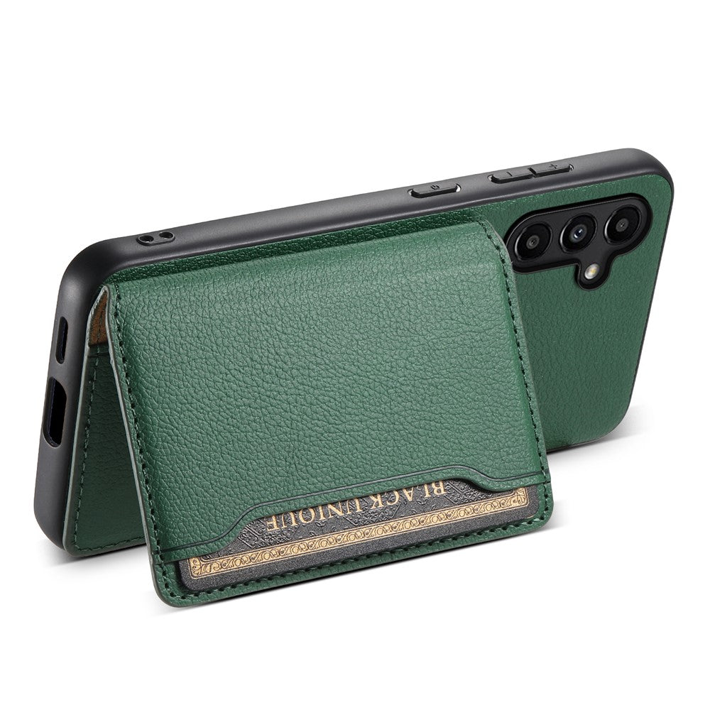 Samsung Galaxy A13 5G-skal TPU+PC+PU Stativfodral med Korthållare