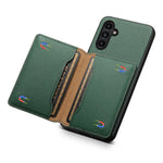 Samsung Galaxy A13 5G-skal TPU+PC+PU Stativfodral med Korthållare