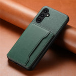 Samsung Galaxy A13 5G-skal TPU+PC+PU Stativfodral med Korthållare