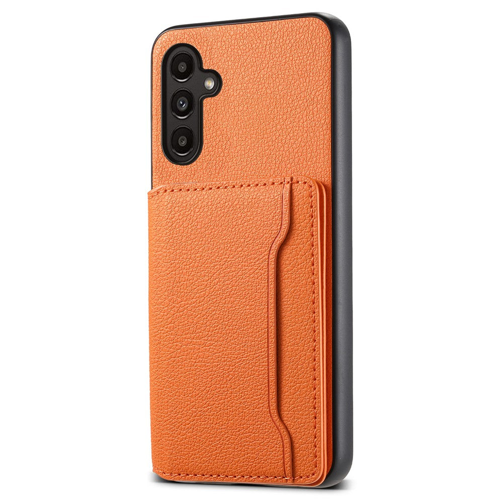 Samsung Galaxy A13 5G-skal TPU+PC+PU Stativfodral med Korthållare