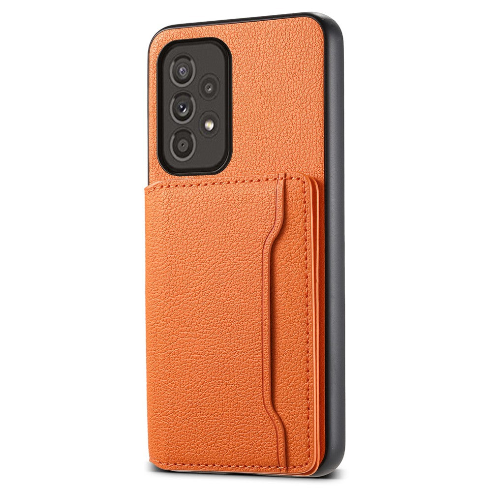 Samsung Galaxy A33 5G Korthållarskal Stativ TPU+PC+PU mobilskal