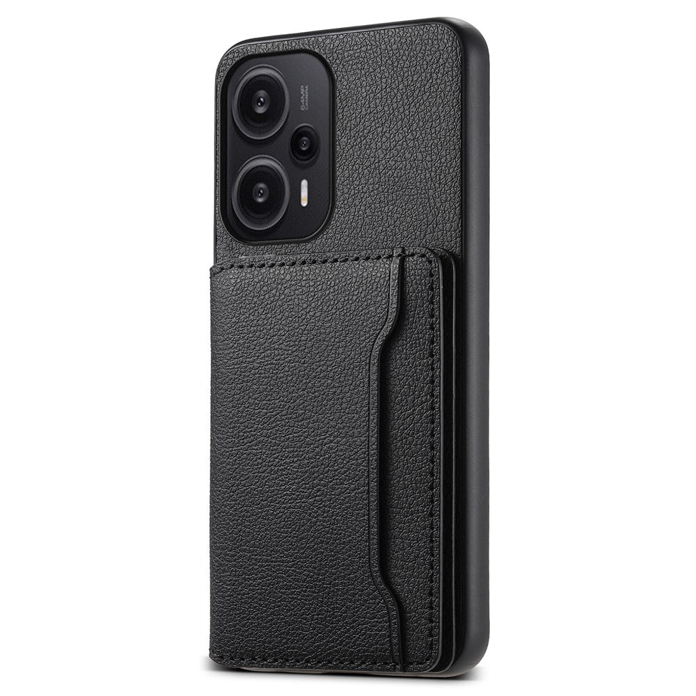 Xiaomi Redmi Note 12 Turbo / Poco F5 5G-skal Anti-damm Kalvstruktur Kortplatser mobilskyddsfodral