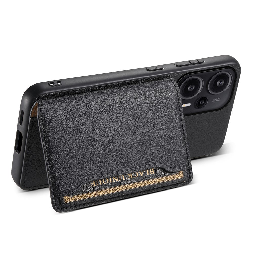 Xiaomi Redmi Note 12 Turbo / Poco F5 5G-skal Anti-damm Kalvstruktur Kortplatser mobilskyddsfodral
