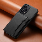 Xiaomi Redmi Note 12 Turbo / Poco F5 5G-skal Anti-damm Kalvstruktur Kortplatser mobilskyddsfodral