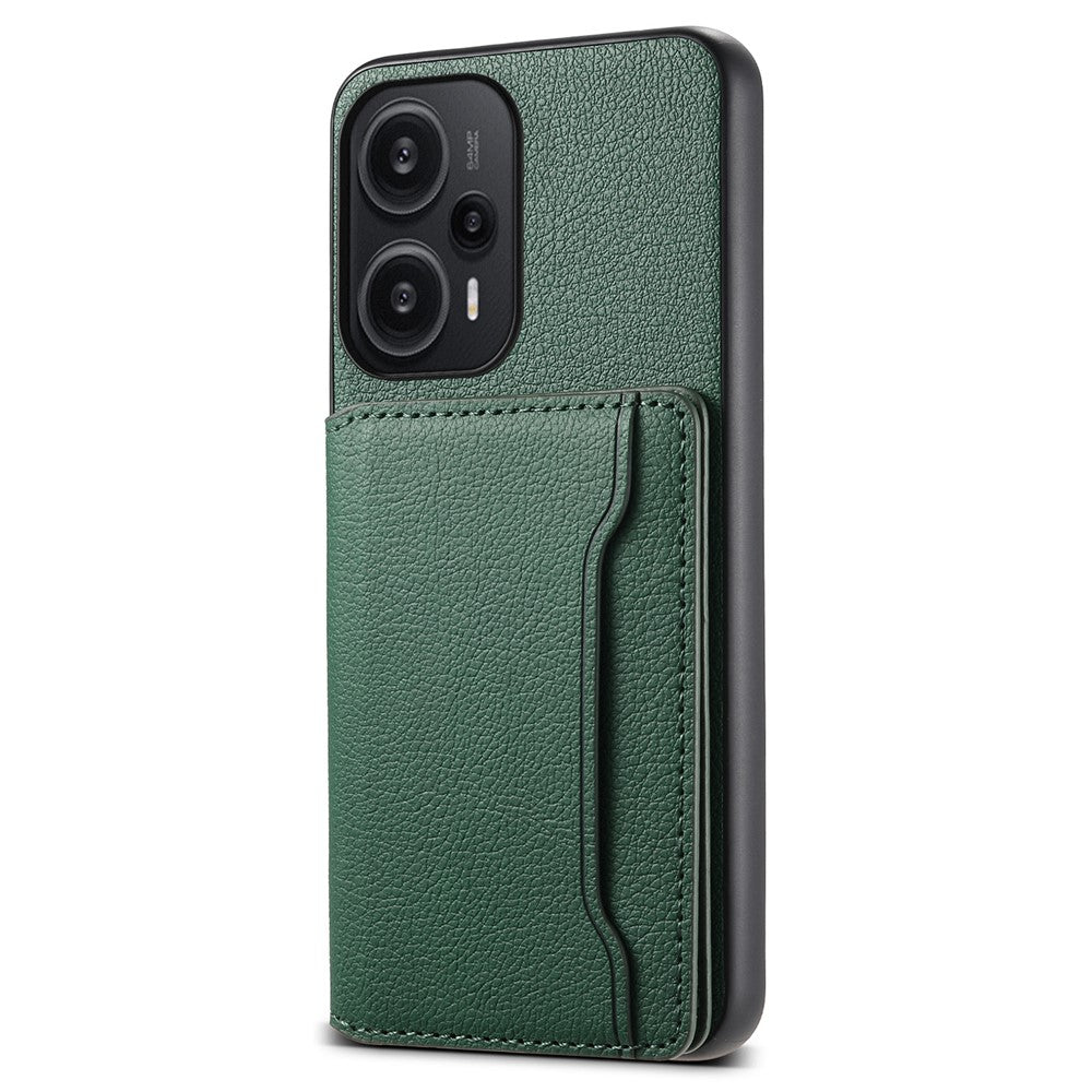 Xiaomi Redmi Note 12 Turbo / Poco F5 5G-skal Anti-damm Kalvstruktur Kortplatser mobilskyddsfodral