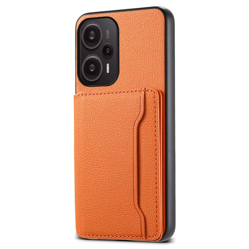 Xiaomi Redmi Note 12 Turbo / Poco F5 5G-skal Anti-damm Kalvstruktur Kortplatser mobilskyddsfodral