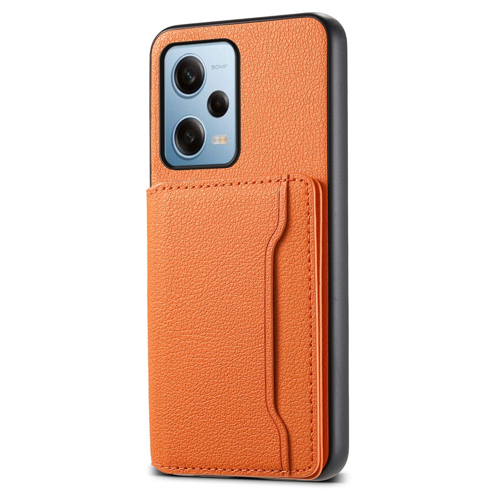 Xiaomi Redmi Note 12 Pro 5G / 12 Pro Speed 5G / Poco X5 Pro 5G-skal TPU+PC+PU Stativ mobilskal med Korthållare