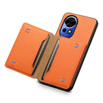 Huawei Nova 12 5G Korthållarskal Fallskyddande TPU+PC+PU Stativ mobilskal