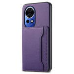 Huawei Nova 12 5G Korthållarskal Fallskyddande TPU+PC+PU Stativ mobilskal