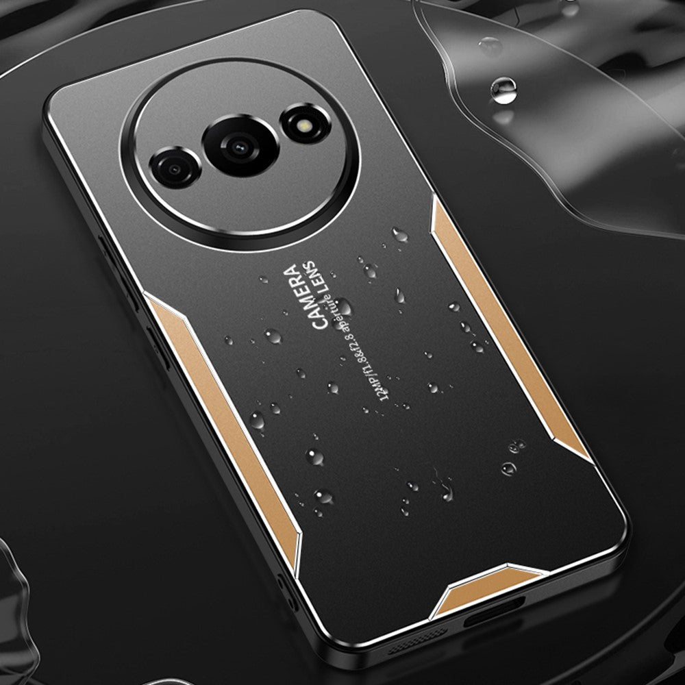 For Xiaomi Redmi A3 4G / Poco C61 4G Case Aluminum Alloy+TPU+PC Combination Protective Phone Cover