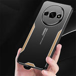 For Xiaomi Redmi A3 4G / Poco C61 4G Case Aluminum Alloy+TPU+PC Combination Protective Phone Cover