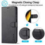 LC.IMEEKE For Xiaomi Poco X6 Pro 5G / Redmi K70E 5G Case Calf Texture Leather Wallet Flip Phone Cover