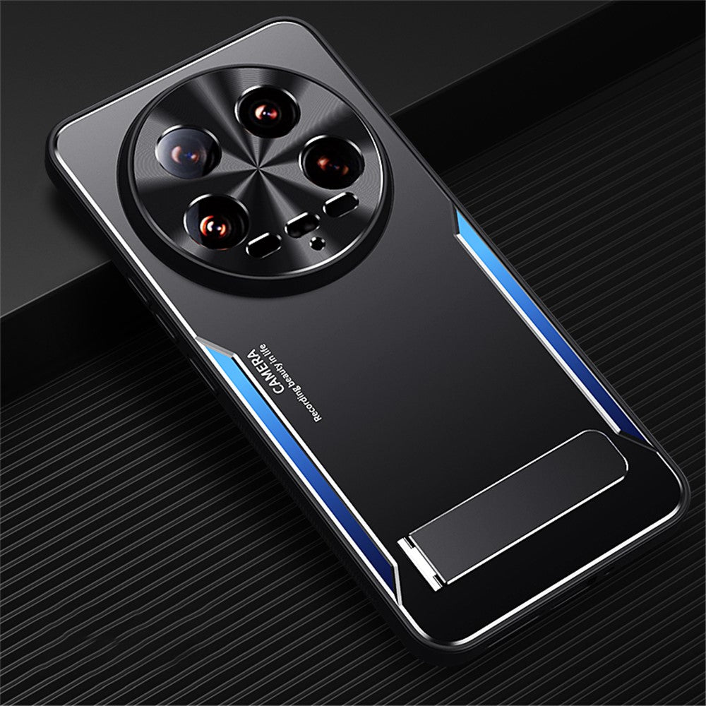 Xiaomi 14 Ultra-skal med stödfunktion i aluminiumlegering + TPU hybridmobilskydd
