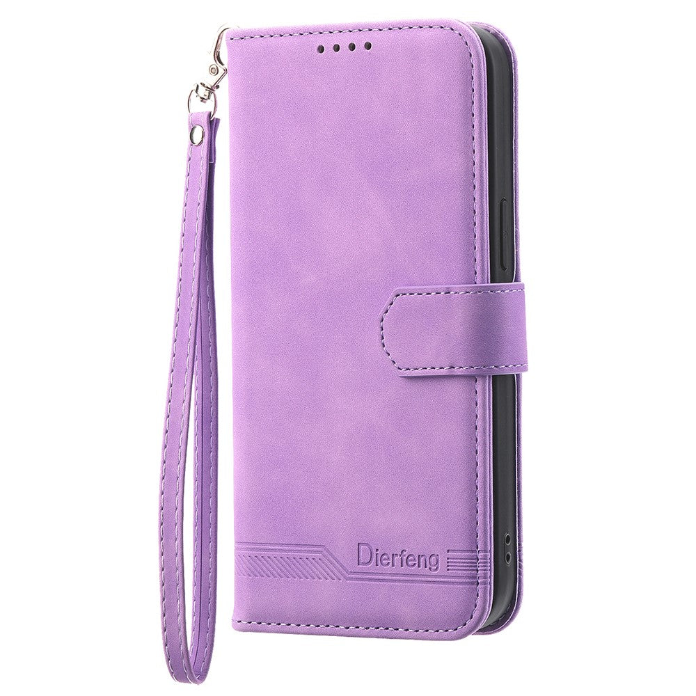 DIERFENG DF-03 For Xiaomi Redmi Note 13 Pro 4G / Poco M6 Pro 4G Wallet Case Leather Stand Phone Cover