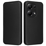 Xiaomi Redmi Note 13 Pro 4G / Poco M6 Pro 4G-skal i kolfiberstruktur av PU-läder.