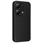 Xiaomi Redmi Note 13 Pro 4G / Poco M6 Pro 4G-skal i kolfiberstruktur av PU-läder.