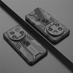 For Xiaomi 14 Ultra Cell Phone Case PC + TPU Scratch-proof Shell with Kickstand