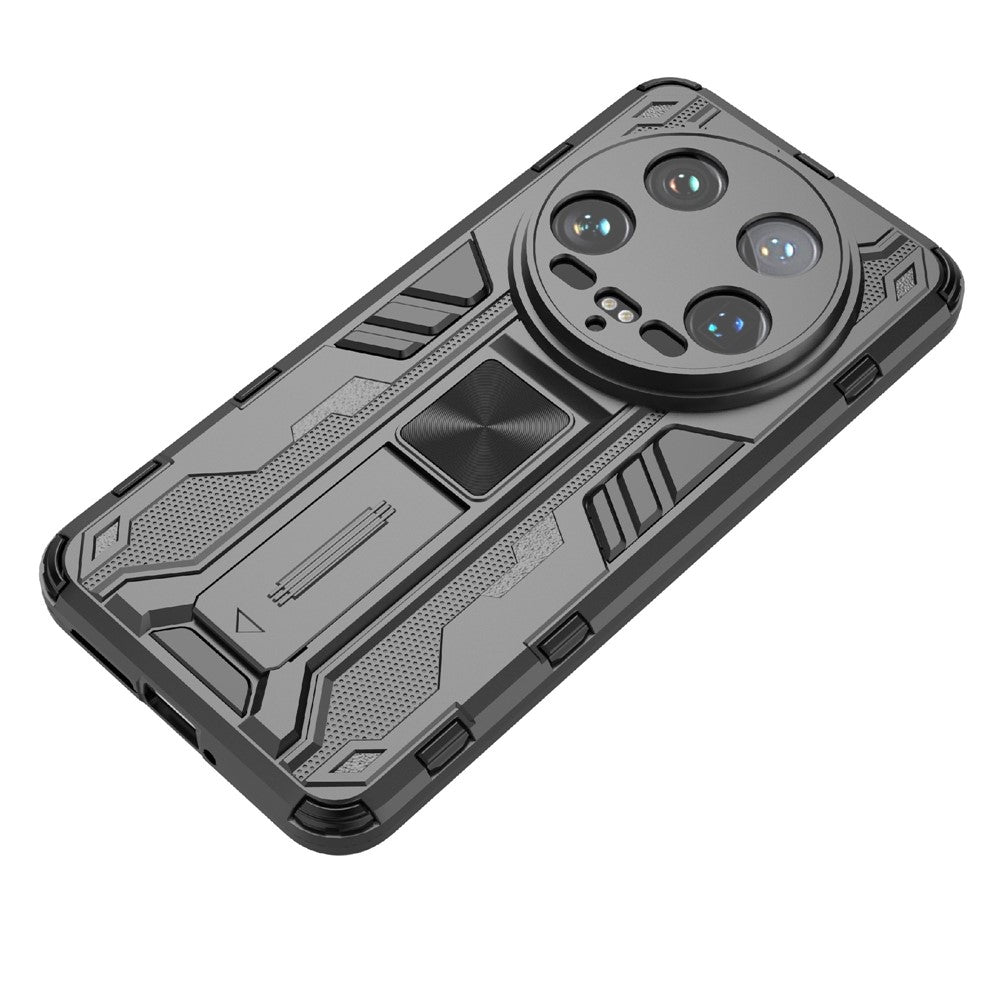 For Xiaomi 14 Ultra Cell Phone Case PC + TPU Scratch-proof Shell with Kickstand