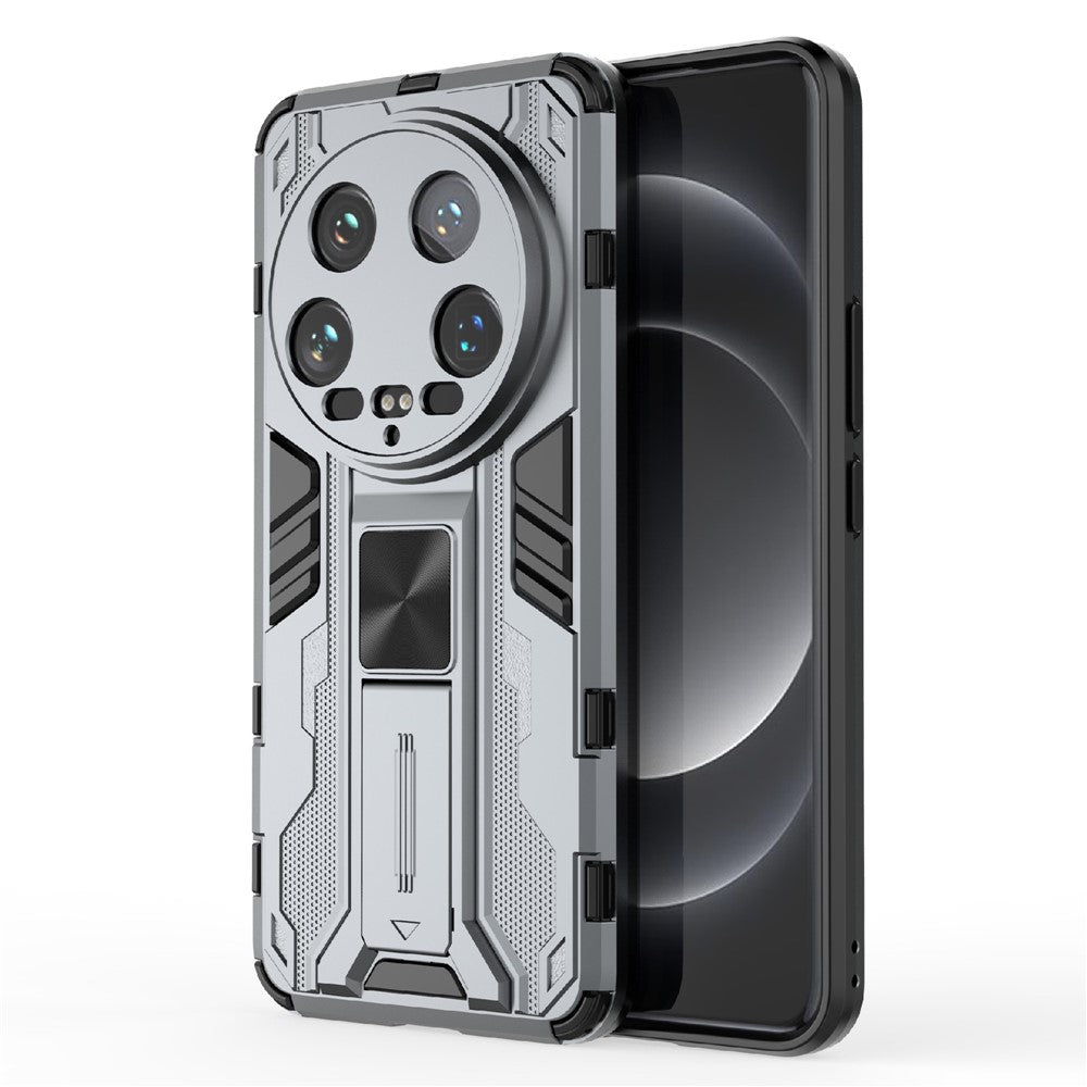 For Xiaomi 14 Ultra Cell Phone Case PC + TPU Scratch-proof Shell with Kickstand