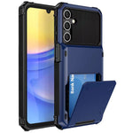 For Samsung Galaxy S23 FE Case PC+TPU Dual Layer Shockproof Cover with Card Holder