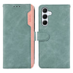 ABEEL Til Samsung Galaxy S25+ / S24+ Etui PU-læder RFID-blokerende Telefon Stand Cover