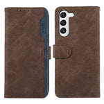 ABEEL til Samsung Galaxy S23+ cover, splejsningsfarve, stativ, pung, flip læder telefoncover