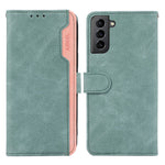 ABEEL Til Samsung Galaxy S21 5G / S21 4G Wallet Cover Farvematchende RFID-blokerende Læder Telefoncover