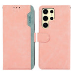 ABEEL For Samsung Galaxy S23 Ultra Case Color Matching RFID Blocking Wallet Leather Phone Cover
