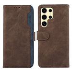 ABEEL For Samsung Galaxy S23 Ultra Case Color Matching RFID Blocking Wallet Leather Phone Cover