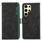ABEEL Til Samsung Galaxy S22 Ultra 5G Magnetisk Telefoncover Stativ RFID Blokerende Cover