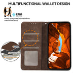 ABEEL För Samsung Galaxy S21+ 5G Mobilskal RFID-blockerande stativfodral