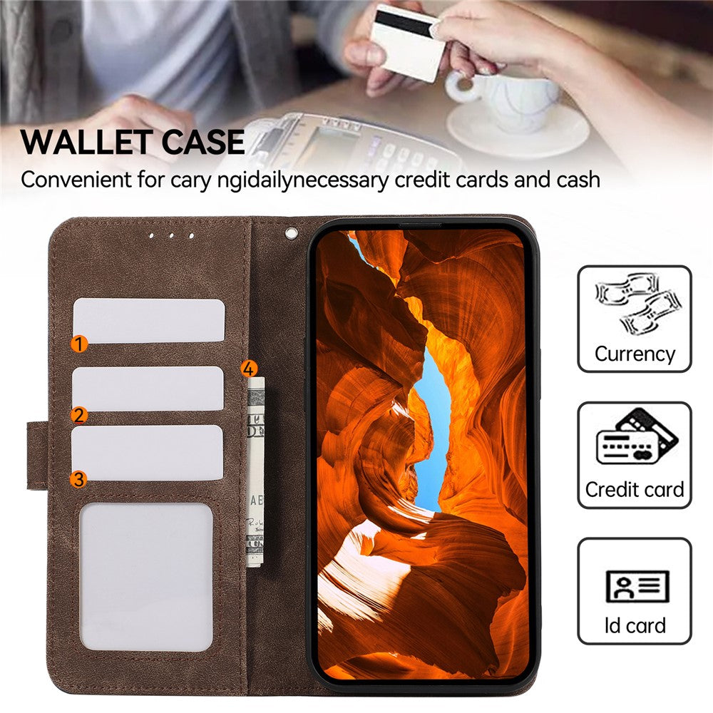 ABEEL För Samsung Galaxy S21+ 5G Mobilskal RFID-blockerande stativfodral
