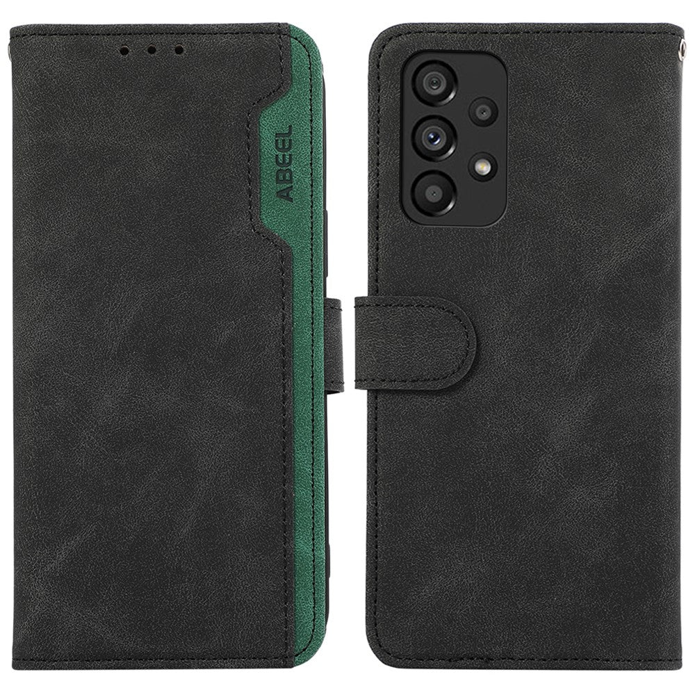 ABEEL PU-lædercover til Samsung Galaxy A23 4G / A23 5G (global version) Anti-ridse telefoncover RFID-blokerende pung