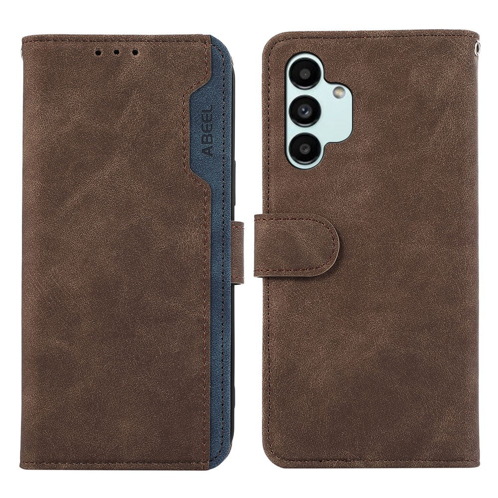 ABEEL PU Leather Case For Samsung Galaxy A04s 4G (164.7mm) / A13 5G RFID Blocking Stand