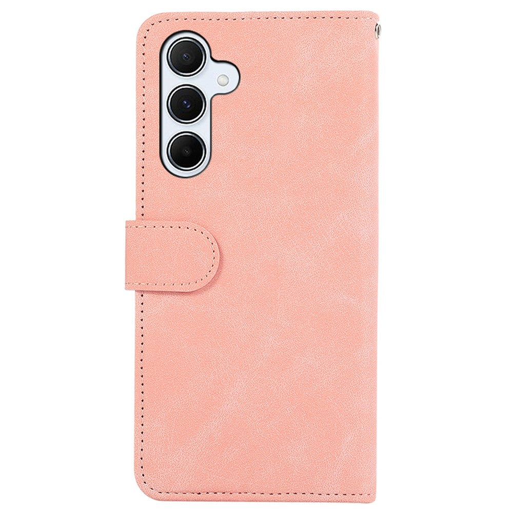 ABEEL For Samsung Galaxy A24 4G (162.1 x 77.6 x 8.3mm) Anti-scratch Phone Case PU Leather RFID Blocking Wallet Cover