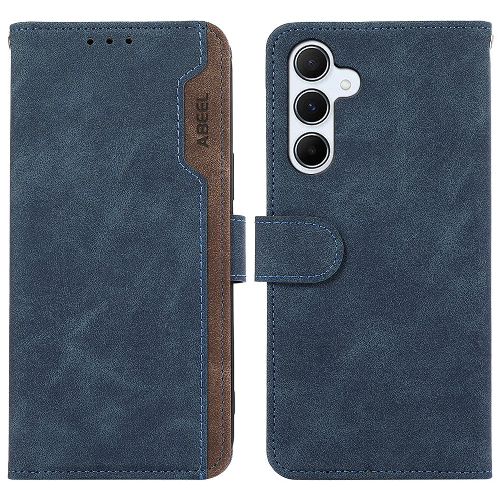 ABEEL For Samsung Galaxy A24 4G (162.1 x 77.6 x 8.3mm) Anti-scratch Phone Case PU Leather RFID Blocking Wallet Cover