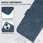 ABEEL For Samsung Galaxy S24 Ultra Case Magnetic Clasp RFID Blocking Leather Phone Cover